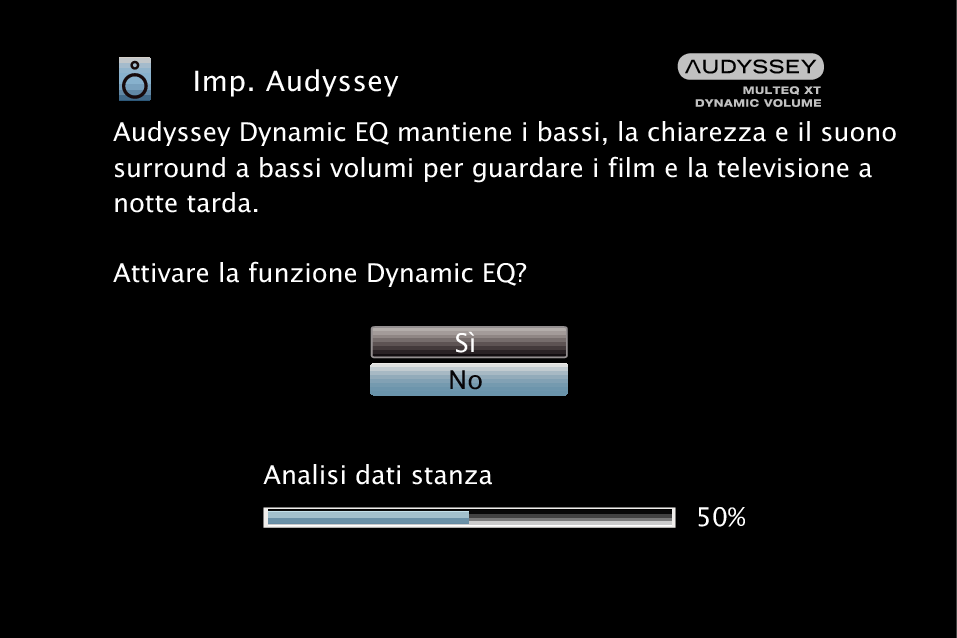 GUI AudysseySetup12 MultEQ XT